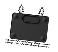 Tapis de bébé en silicone résistant aux déversements avec plateau à ventouse puissante pour repas de nourrisson, plateau interactif pour nourriture pour bébé à la maison et à l'extérieur avec ventouse