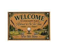 Tapis de bienvenue antidérapant lavable 40 x 60 cm | Paillasson d'extérieur pour intérieur, maison, entrée, porche, terrasse, appartement, club, fête, pendaison de crémaillère