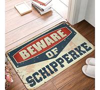 Tapis de bienvenue Beware Of Schipperke - Nœud de cuisine