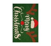Tapis de bienvenue de Noël antidérapant absorbant décoration de bienvenue | Paillasson décoratif Merry Christmas pour fête de vacances, bureau, maison, chambre, salle de ole, appartement
