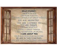 Tapis De Bienvenue Durable Tapis De Porte Cher Élève, Je Crois en Toi. Tu ES Capable De Grandes Choses. Antidérapant Tapi Salle De Bain pour Porte D'Entrée Terrasse Cuisine 40X60Cm