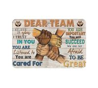 Tapis De Bienvenue Facile À Nettoyer Tapis Entree Chère Équipe, Je Crois en Vous, Je Vous Fais Confiance. Antidérapant Tapi Salle De Bain pour Intérieur Entrée Salle De Bain 40X60Cm