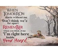 Tapis De Bienvenue Lavable Tapis Entree Lévrier, Je suis Là, Tout Près De Ton Cœur. Durable Tapi D'Entrée pour Chambre Entrée Terrasse 40X60Cm