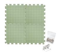 Tapis de Blocage pour Tricot - Crochet en Mousse - Planche de Blocage - Mousse à Points d'aiguille - Épais et légers - pour projets de Tricot - de Blocage Durable avec Broches en T - Facile