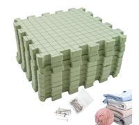 Tapis de blocage, tapis de crochet en mousse, précis, légers et épais pour tricot, planche à crochet et aiguilles en T, tapis de blocage avec grille B