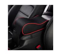 Tapis De Boîte De Console De Coussin D'accoudoir Voiture Pour Siège Pour Leon ST Pour Cupra R Mk3 4 Pour Ibiza 6l 6j Pour Altea Pour Arona Pour Exeo WEFOLCC(Black-Red Line)