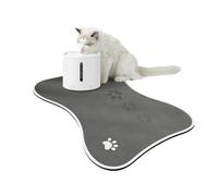 Tapis de bol d'eau pour animaux de compagnie | Tapis lavable pour chien anti-éclaboussures - Tapis de couchage anti-rayures - Tapis d'entraînement pour animaux de compagnie - Tapis d'entraînement pour