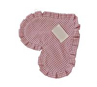 Tapis de bol en coton mélangé en forme de cœur durable pour les couples et les amateurs de décoration d'intérieur