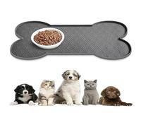 Tapis de bol en silicone antidérapant, set de table double bol anti-déversement, facile à nettoyer, portable lorsque vous sortez