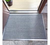 Tapis de boue très résistant pour une utilisation en intérieur - Tapis d'entrée absorbant pour porte avant et arrière, patio, garage - Parfait pour garder les pattes de chien propres et sèches