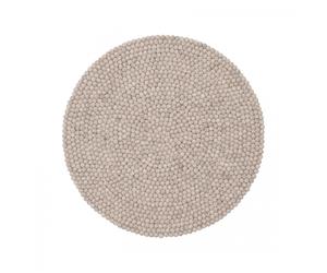 Tapis de boules de feutre Béla Ø 90cm