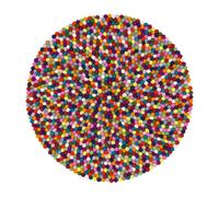Tapis de boules de feutre Lotte S Ø 90cm