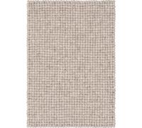 Tapis de boules de feutre Mono Rectangle 140 x 200 cm Beige