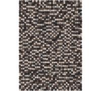 Tapis de boules de feutre multicolore Rectangle 120 x 170 cm Nature foncé
