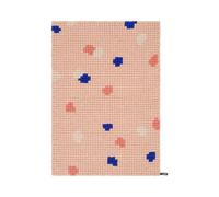 Tapis de boules de feutre rectangulaire Terra Rose LxWxH 100x70x2cm