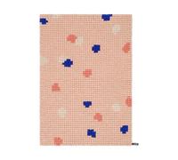 Tapis de boules de feutre rectangulaire Terra Rose LxWxH 170x120x2cm