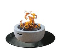 Tapis de brasero - Housse de sol ignifuge, protection thermique fiable, couche extérieure renforcée, tapis de protection anti-brûlure, bouclier | Tapis de foyer pour la préservation de la