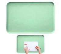 Tapis de bricolage en silicone - 61x40 cm Tapis d'activités à colorier avec bords surélevés - Ordre d'argile en silicone | pour Moulage sous pression, dessin, projets de bricolage, Moulage d'époxy