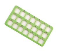 Tapis de bricolage professionnel en feutre avec 21 grilles pour le tri efficace des perles et la protection des espaces de travail