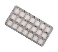 Tapis de bricolage professionnel en feutre avec 21 grilles pour le tri efficace des perles et la protection des espaces de travail