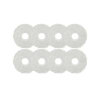 Tapis De Brouillage Compatible Avec Eureka J15Pro Ultra / J12 Ultra Pièces Détachées Robot Vide Espuage Toiles Rag Accessoires Remplacements(Light gray 8PCS)