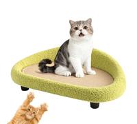 Tapis de broyage pour Animaux - Chaise en Fibre Naturelle, repaire de pour Chaton, Station de Jeu ondulée, Tapis à Pattes Durable, abri caché intérieur | Coin Maison Salon terrasse Jardin Cour