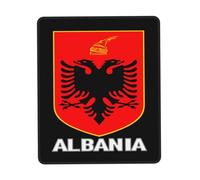 Tapis de Bureau Armoiries de l'Albanie Drapeau emblème albanais Tapis de
