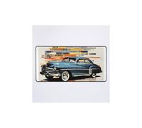 Tapis de bureau avec impression numérique du code-barres de la voiture classique Mercury Eight de 1949