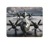 Tapis de Bureau Avion de l'armée américaine Souris Tapis 10x12in | Étanche Base de table Résistant Tapis de souris de jeu pour Maison Gamer