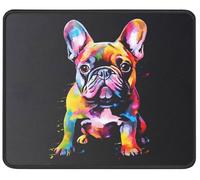 Tapis de Bureau Bouvier français Vibrant et coloré Tapis de Souris de Jeu