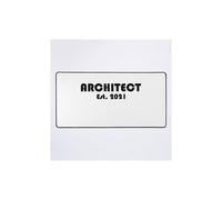 Tapis de bureau cadeau de fin d'études d'architecte (NEW Architect Est.2021)