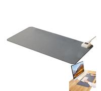 Tapis de bureau chauffant, sous-main chauffant, Coussinets pour bureau en cuir PU, Coussinets pour, chauffe-mains à coussin, chauffe-coussin, arrêt automatique de 3 heures, pour la ma