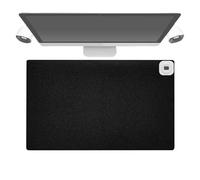 Tapis de bureau chauffant, sous-main chauffant,Tapis de table chauffant à température réglable - Tapis chauffant USB à affichage numérique thermostatique, tapis de bureau électrique chaud pour