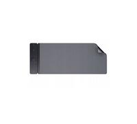 Tapis de Bureau et Souris Partel Réversible avec Station de Charge Induction 3 en 1 Gris