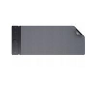 Tapis de Bureau et Souris Réversible avec Station de Charge Induction 3 en 1 Partel Gris