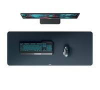Tapis de bureau gaming extra-large Leitz : Surface étendue 100x40 cm, antidérapant pour clavier et souris. Optimisé pour gaming, travail, activités créatives. Lavable en machine