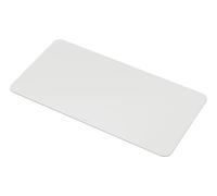 Tapis de bureau grand format Leitz en cuir recyclé : Cuir recyclé, antidérapant, surface premium, tapis pour clavier, souris et ordinateur. Pour bureau et maison, écologique (70x36cm, gris clair)
