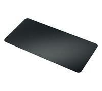 Tapis de bureau grand format Leitz : Sous-main de bureau imperméable, antidérapant, tapis clavier et souris pour bureau ou maison. Durable, résistant aux rayures, facile à nettoyer (80x40cm, noir)
