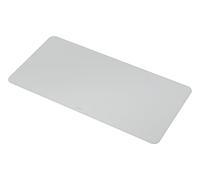 Tapis de bureau grand format Leitz : Sous-main de bureau imperméable antidérapant, tapis clavier souris pour bureau ou maison. Durable, résistant aux rayures, facile à nettoyer (80x40cm, gris clair)