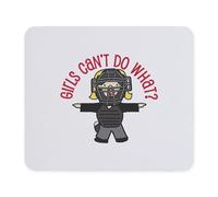 Tapis De Bureau Impossible De Faire Quoi ? Lavable Tapis De Souris Antidérapante Mouse Pad pour Clavier Gamer Accessoires 10X12In