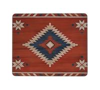 Tapis De Bureau Indiens Autochtones du Sud-Ouest Américain Étanche Tapis Souris Antidérapante Base De Table pour Pc Maison Ordinateur 10X12In