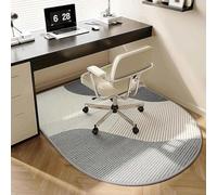 Tapis de bureau insonorisant, tapis antidérapant pour chaise de bureau pour moquette et parquet, protection de sol lavable à poils courts