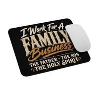 Tapis de Bureau Je Travaille pour Une Entreprise familiale. Tapis de