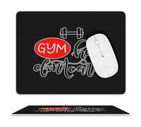 Tapis De Bureau Les Cheveux De Gym S'En Moquent Bords Cousus Tapis De Souris Lavable Gaming Mousepad pour Professionnels Ordinateur Pc 25X30Cm