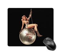 Tapis de Bureau Pin-up Femme Boule de démolition Tapis de Souris
