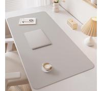 Tapis De Bureau Pour L'écriture Gris/rose/vert,Tapis De Protection Pour Ordinateur Portable,L'écriture Manuscrite Peut Être Effacée,Protection Des Yeux Pad Écriture Pour Bureau/Maison(Gray,50x140cm)