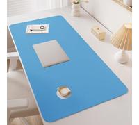 Tapis De Bureau Pour L'écriture Gris/rose/vert,Tapis De Protection Pour Ordinateur Portable,L'écriture Manuscrite Peut Être Effacée,Protection Des Yeux Pad Écriture Pour Bureau/Maison(Blue,50x120cm)