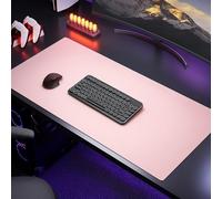 Tapis De Bureau Pour L'écriture Protection Oculaire À Faible Réflexion, Pad Écriture Pour Bureau/Maison/Gaming, Épaisseur 3.5mm, Tapis D'ordinateur Imperméable Facile À Nettoyer(Pink,60x100cm)