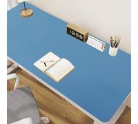 Tapis De Bureau Pour L'écriture, Tapis De Protection Pour Ordinateur Portable, Protéger La Vue Doux Et Agréable Pour La Peau, Antidérapant Résistant À La Chaleur Réduction Du Bruit(Blue,50x120cm)