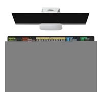 Tapis de bureau raccourci d'ordinateur, tapis de souris à coupe courte, résistant à la saleté, tapis de bureau surdimensionné, antidérapant, accessoires d'ordinateur pour tableur, programmeurs à